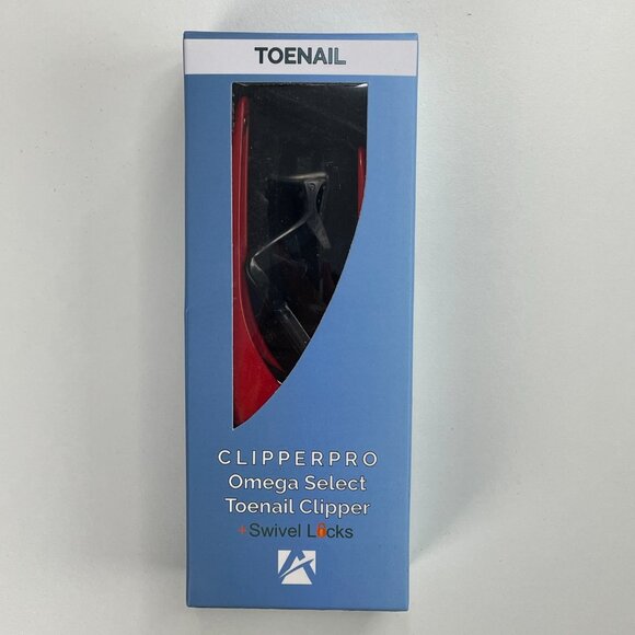 Azurro Clipperpro Omega Select Toe Nail Clipper Red Swivel Lock - Picture 5 of 7
